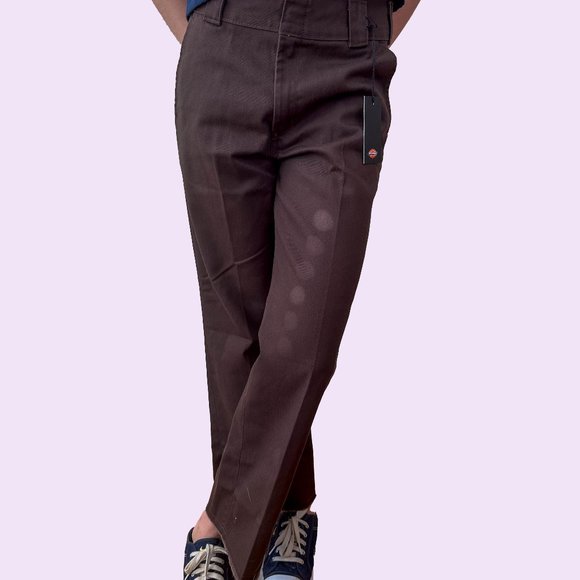 DICKIES Women's Regular Fit Cropped Pants - Picture 1 of 3